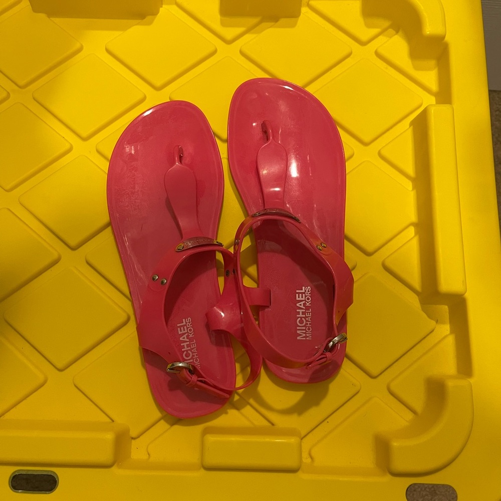 Pink Michael Kor sandals